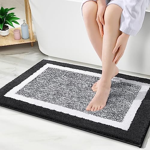 OLANLY Bathroom Rugs 36x24, Soft Absorbent Microfiber Bath Rugs by OLANLY