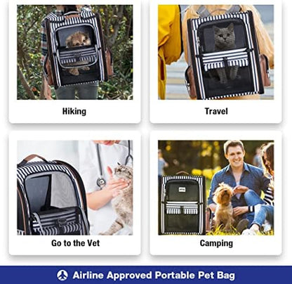 Large Cat Backpack Carrier Expandable Pet Carrier Backpack - Image 5