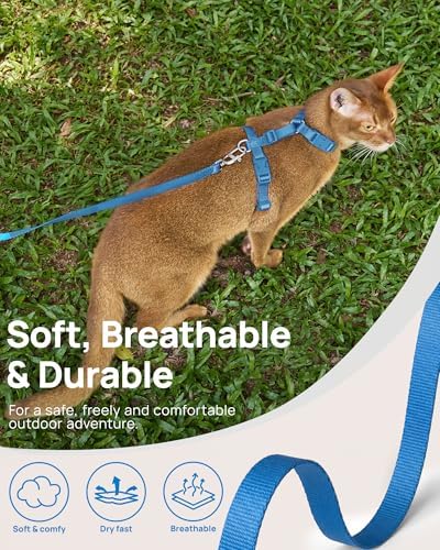 PetThem Adjustable Cat Harness and Leash Set Escape Proof - Image 4