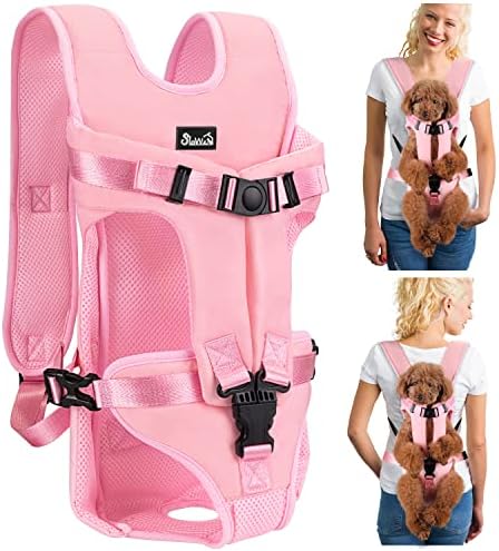 Lukovee Dog Backpack Carrier, Adjustable Front Carrier by Lukovee