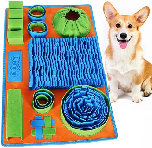 Vivifying Snuffle Mat for Dogs, Interactive Dog Puzzle Toy for Boredom by Vivifying