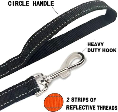 Reflective Dog Leash 7Ft /8 Feet Long, 1 Inch Wide, - Image 4