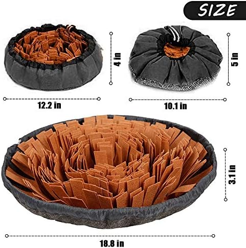 AWOOF Pet Snuffle Mat for Dogs, Interactive Feed Game for Boredom, Encourages - Image 7