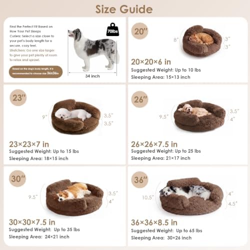 EHEYCIGA 30" Calming Donut Dog Bed - Image 3
