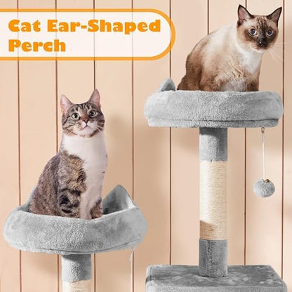 Yaheetech Cat Tree Tower, 70.5in Multi Level Cat Tree Kitten Condo - Image 3