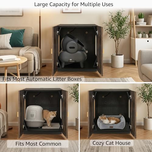 unipaws Cat Litter Box Enclosure - Image 2