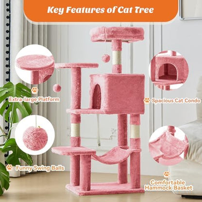 DUMOS Small 44 Inch Cat Tree Tower - Image 3