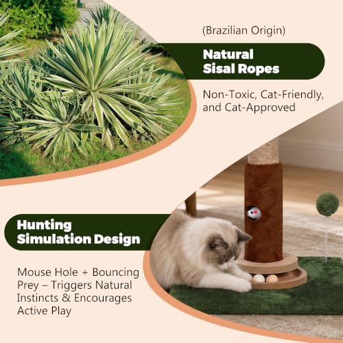 Fantasreen 35" Cat Scratching Post - Image 5
