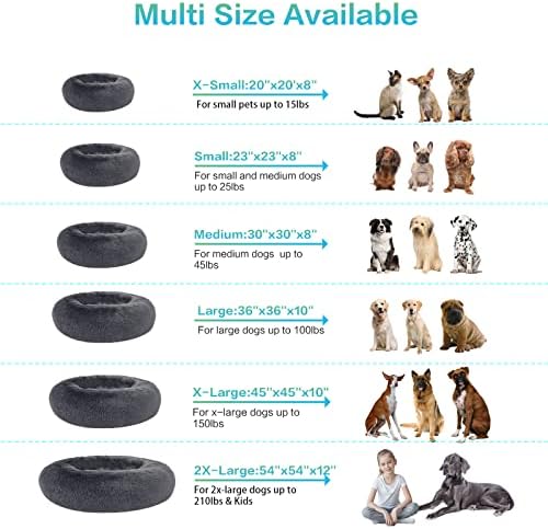 SAVFOX 54 inches Calming Donut Dog Bed - Image 3