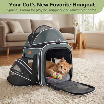 Morpilot Top and Side Expandable Cat Carrier - Image 4