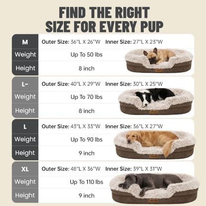Miorun Fluffy Orthopedic Dog Beds Large Sized Dog - Image 5