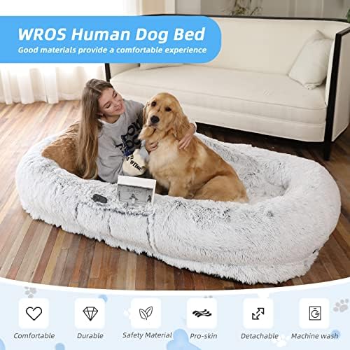 WROS Human Dog Bed for Adult - Image 2