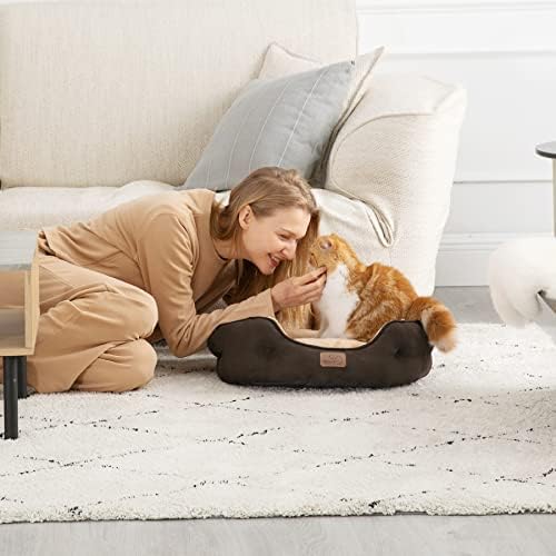 Bedsure Small Dog Bed Washable, Round Cat Beds - Image 5