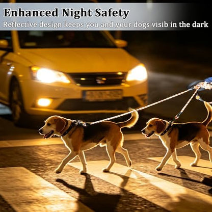 WYuZe 5 FT Double Dog Leash Detachable Rope Dual Leash - Image 4