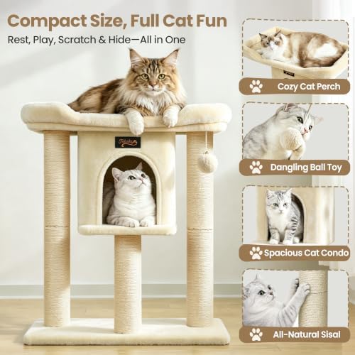 Cat Tree Tower Scratching Post for Indoor Large Adult Cats - Image 5