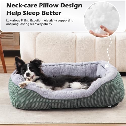 INVENHO Large Dog Beds Large Sized, Washable Orthopedic Warming Soft Sleeping - Image 3