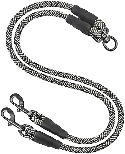 Double Dog Leash Coupler Heavy Duty Extension Rope by Mycicy