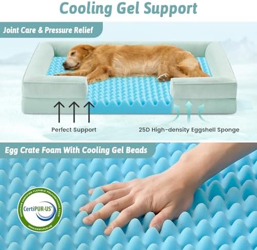COZY KISS Orthopedic Dog Cooling Bed - Image 2