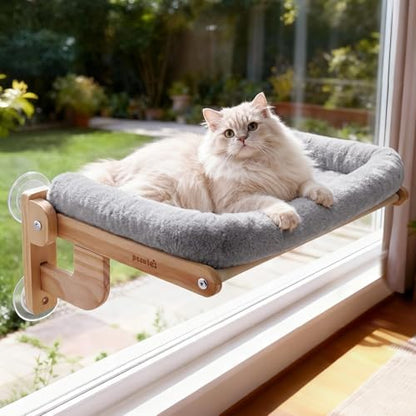 Pecute Cat Window Hammock Foldable, Cat Bed by pecute