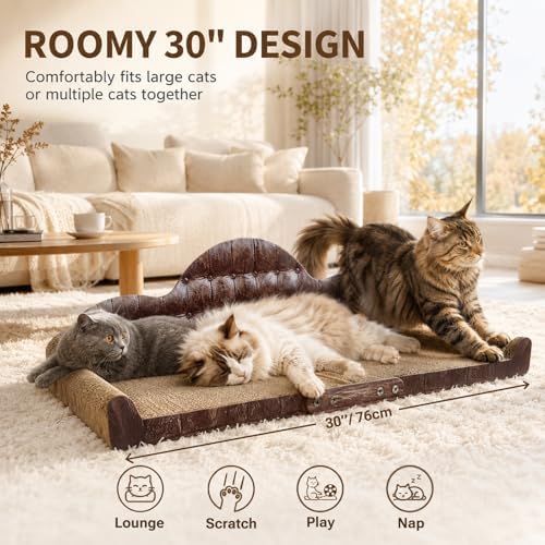 30" Extra Large Cat Couch Scratcher - Image 4