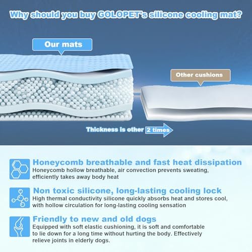 GOLOPET Cooling Mat for Dogs 34 x 23in - Image 4