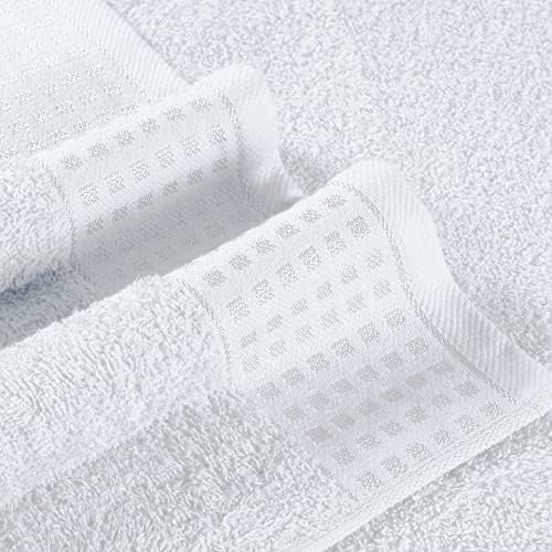 GLAMBURG 100% Cotton 2 Pack Oversized Bath Towel Set 28x55 Inches, Ultra Soft - Image 2
