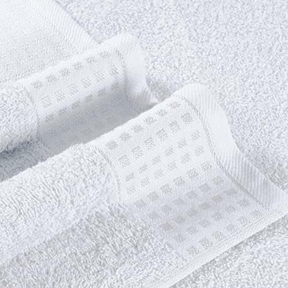 GLAMBURG 100% Cotton 2 Pack Oversized Bath Towel Set 28x55 Inches, Ultra Soft - Image 2
