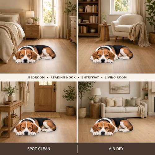 3D Realistic Dog Shaped Bath Mat & Floor Rug - Image 6