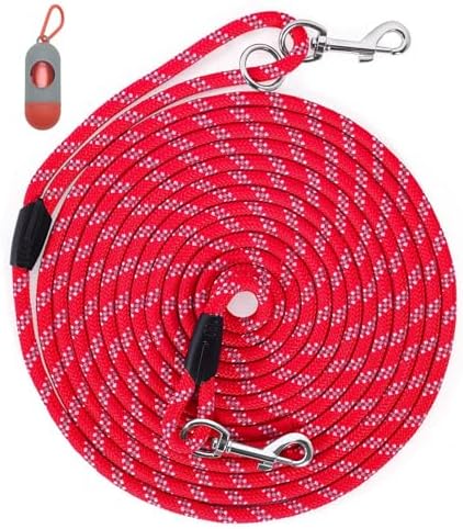 Long Dog Leash for Training 10FT/16FT/20FT/30FT/50FT/100FT, Reflective Tie Out by Lanwandeng