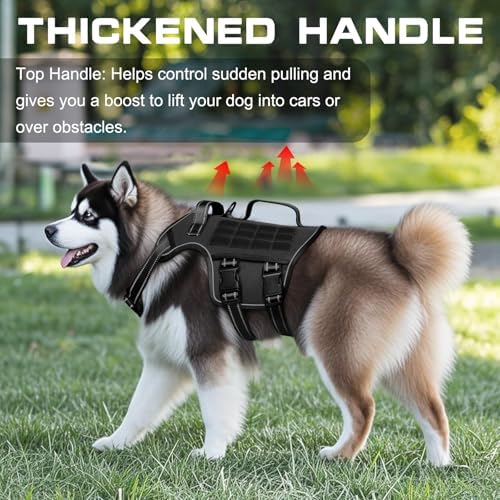 Dog Harness for Large Dogs, No Pull Tactical Vest - Image 2
