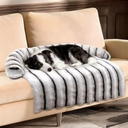 WATANIYA PET Large Dog Couch Bed, Fluffy Washable Couch Protector by WATANIYAPET