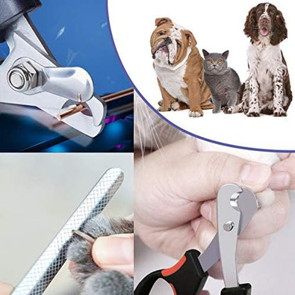 Pet Nail Clippers and Trimmers Set Safety Guard to Avoid Over Cutting Razor - Image 6