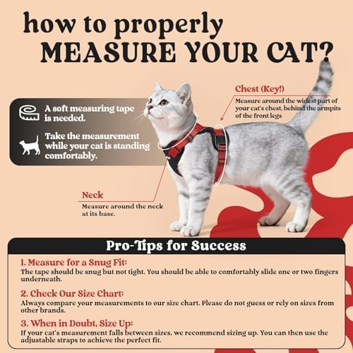 rabbitgoo Cat Harness and Leash Set, Escape Proof Vest - Image 2
