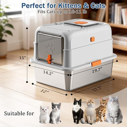 Stainless Steel Cat Litter Box - Image 2