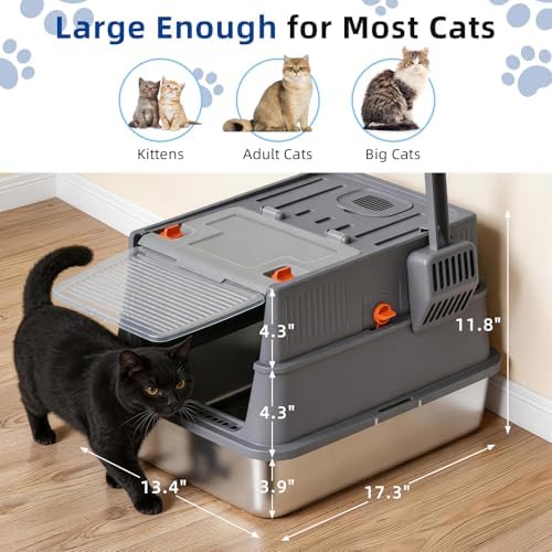 Stainless Steel Cat Litter Box - Image 5
