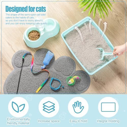 Tioncy 7 Pcs Kitten Litter Box Starter Kit - Image 3