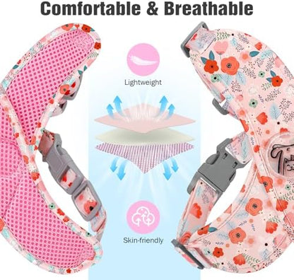 Pawaboo Small Dog Harness and Leash Set, Puppy Harness X-Frame Adjustable - Image 5