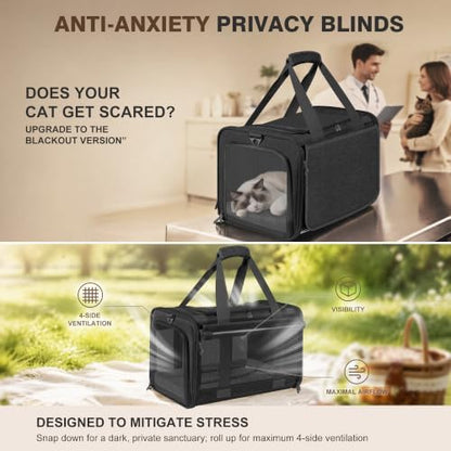 Soft Sided Cat Carrier for Anxious Pets - Image 2