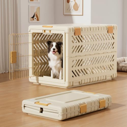 Collapsible Dog Crate for Large/Medium Dogs by GardnerPet