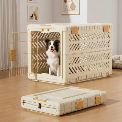 Collapsible Dog Crate for Large/Medium Dogs by GardnerPet