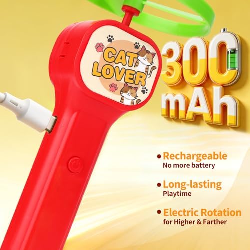 BABORUI Cat Toy Disc Launcher, Rechargeable Interactive Cat Fetch Toy Launcher - Image 3