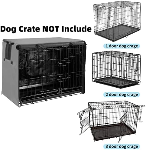 Dog Crate Cover 36 Inch Waterproof 600D Oxford - Image 3