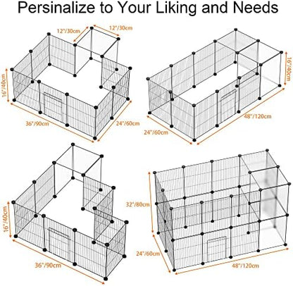 Pet Playpen, Small Animal Cage DIY Wire Fence - Image 3