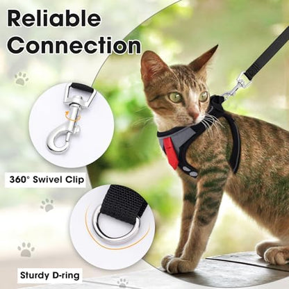 Cat Harness and Leash Set for Walking Escape Proof Vest for Kitten - Image 5