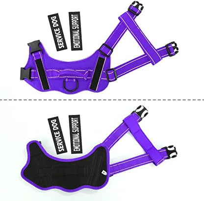 voopet Service Dog Harness, Emotional Support Pet Vest Harness, Reflective - Image 4
