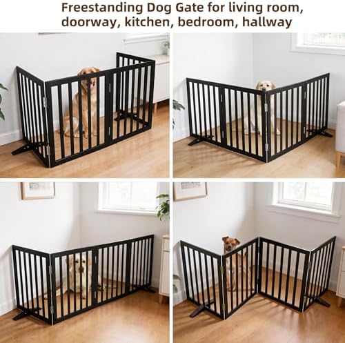 ZJSF Freestanding Indoor Dog Gate - Image 4