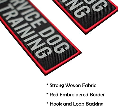 2 Pcs Reflective Service Dog in Training Patch Set - Image 3