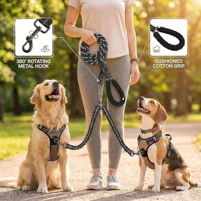 Double Dog Leash No Tangle – Rope Leash - Image 4