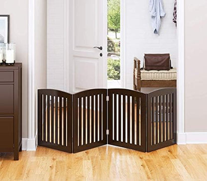 PAWLAND Wooden Freestanding Foldable Pet Gate - Image 5