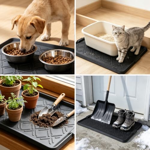 Boot Tray for Entryway, Rubber Shoe Mat, Waterproof Shoe Tray - Image 5